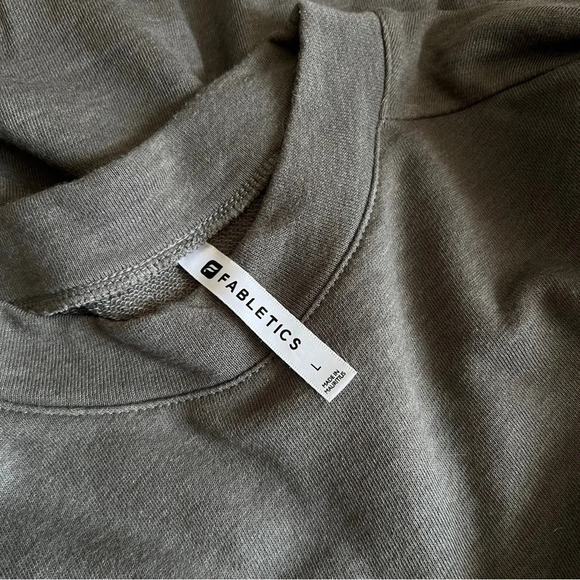 Fabletics | High Neck Cropped Sweatshirt - Picture 7 of 7